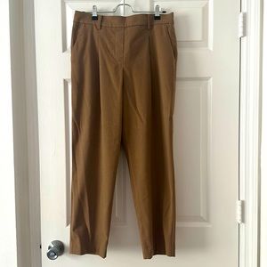 Loft Khaki High-Waisted Wide-Leg Work Pants